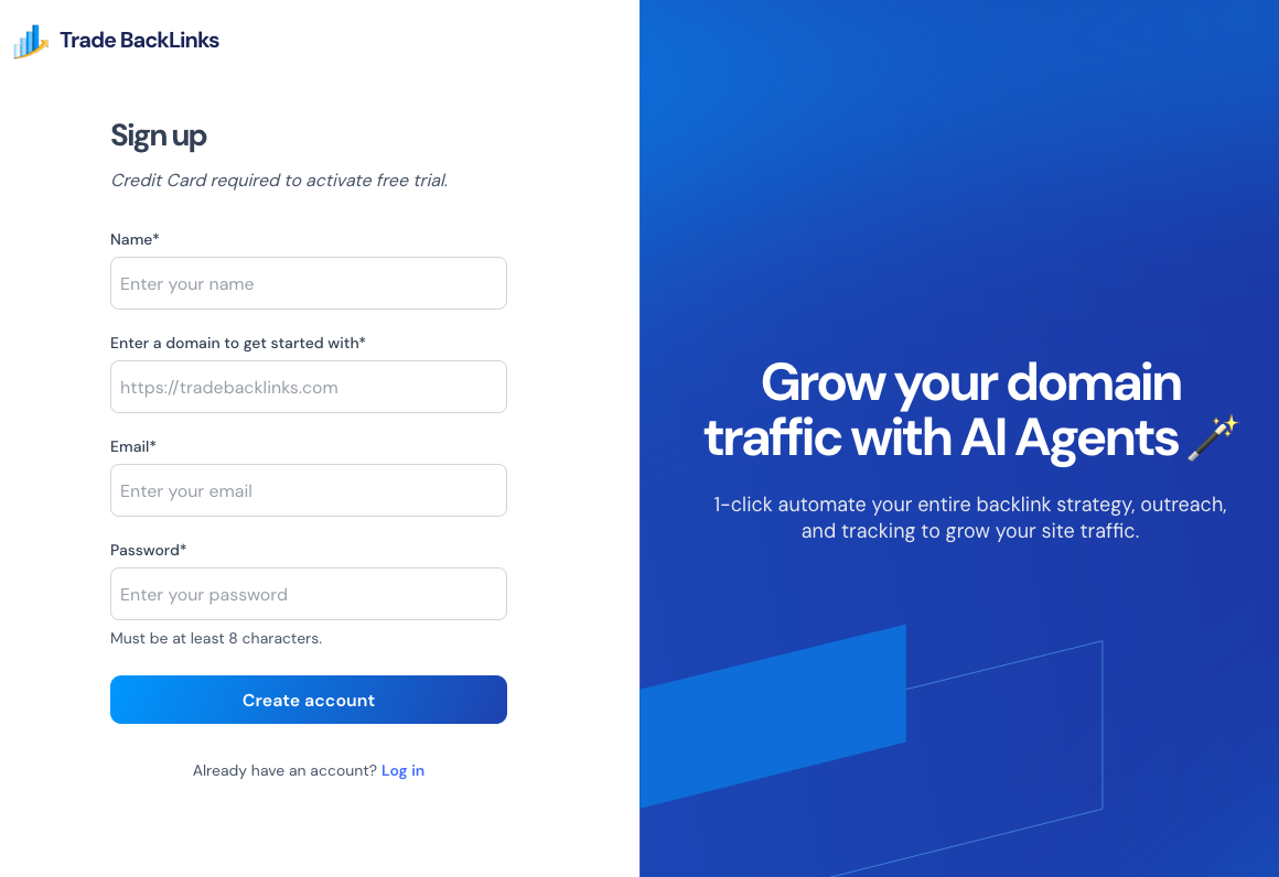 Sign up